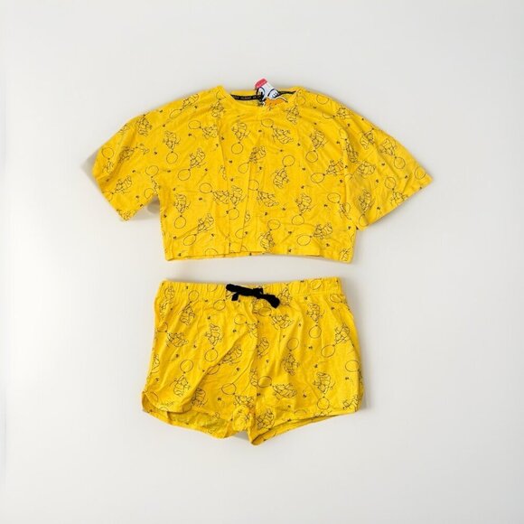 Womens Love to Lounge Pyjamas. Top & Shorts. Disney/Pixar - Pooh Bear 10/12 - L - Picture 2 of 7